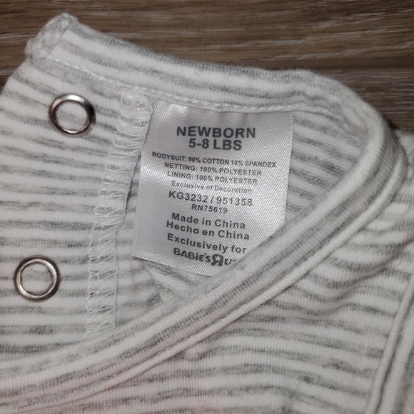 Newborn tank dress with ruffled, layered, tulle neon pink tutu..5-8lbs. - Picture 5 of 6